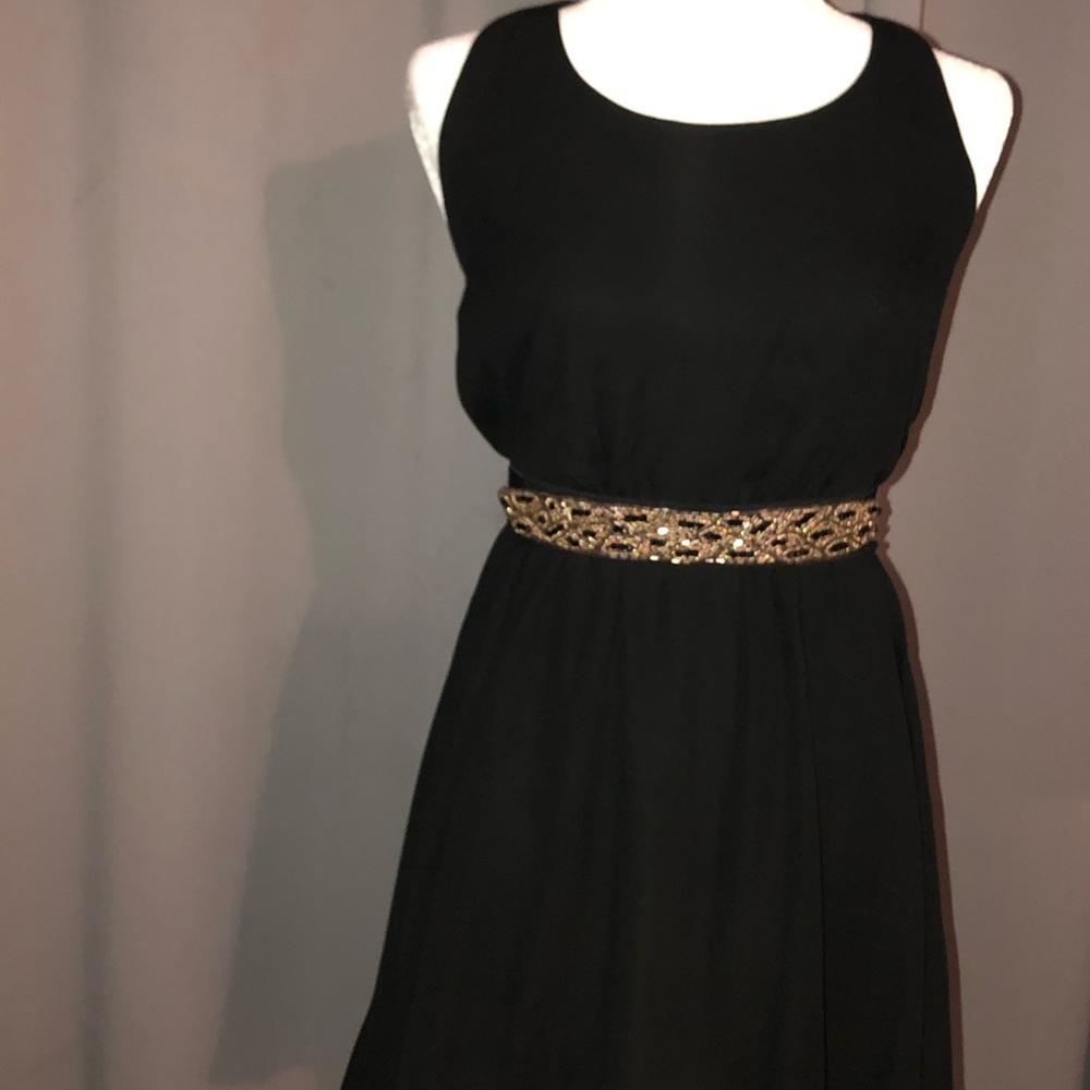 Black Cocktail Dress - Picture 3 of 4